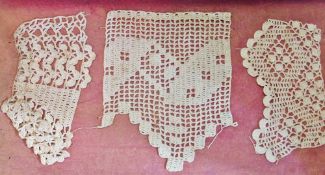 A vintage album of lace and crochet samples (af)
