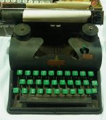 A Lilliput metal model child's typewriter