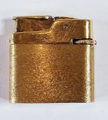 9ct gold lighter by F. Manshaw, total weight 60.4g approx.