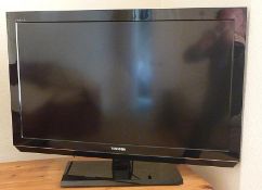 Toshiba 32" flatscreen TV and stand (with ext. warranty)