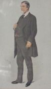 Colourprint 
Spy
"Sir Theodore Fry, 1836-1912", signed, 19 x 32cm