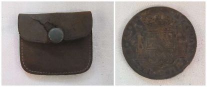 Mexico coin 1802 (condition poor)