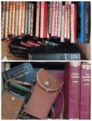 Large quantity of "Macmillan's Pocket Kipling", full leather with gilt titles and decoration, t.e.