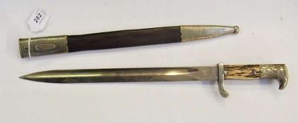 Long Third Reich Municipal Police Bayonet, with double TM large ACS scales and Alexander Coppel in