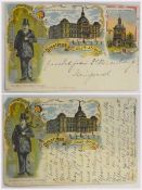 Postal History: South Africa rare Kruger Sallo-Epstein chromolitho to Austria, May 1900, and same