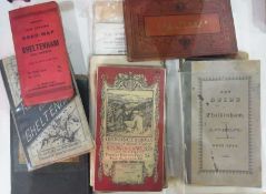 Quantity of ordnance survey maps, maps, guidebooks etc relating to Cheltenham and Gloucestershire,