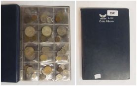 Album of coins of the world, including Canada, Israel etc.