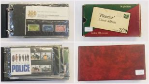 Two albums of first day covers, 1970s/1980s principally