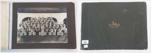 Large photograph album, Second Battalion The Gloucester Regiment, India 1928, 26 pages,