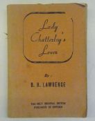 Lawrence, D. H. "Lady Chatterley's Lover", the only original edition published in Sweden,