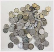 George VI silver sixpences (119), all ex-circulation, many fine or better