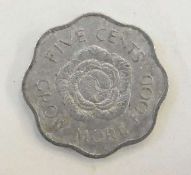 Large accumulation of coins of the world, mostly twentieth century, mostly base metal, together with