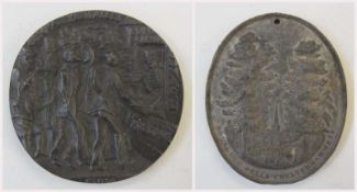 German medal commemorating the sinking of the Lusitania in 1915, sundry other medals, tokens and