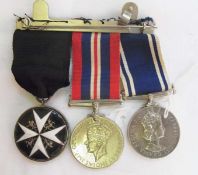 Order of St John, WWII war medal and police long service and good conduct medal named to "INSPR.