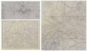 Map of the County Gloucestershire, divided into 100's, published by Edward Stanford of Charing