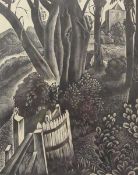 Wood engraving 
Guy Seymour Warre Malet
"The Gateway", No 62/75, unframed, 32 x 26cm