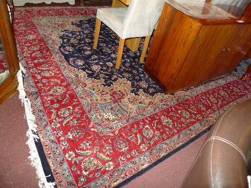 A Persian hand knotted Isophan carpet circa 1930 380cm  x 280 cm