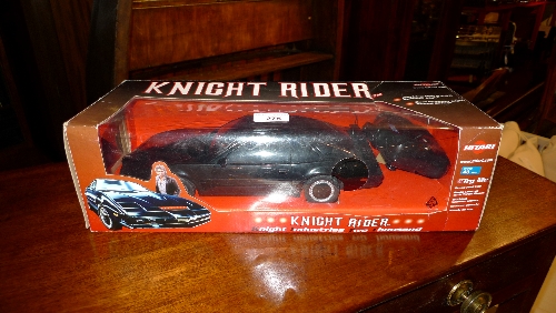 A boxed Hitari Knight Rider car