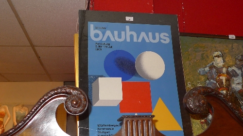 A Bauhaus exhibition poster from 5th March - 28th  July 1968