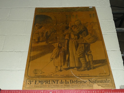 A large advertising print titled Compagnie Algrienne
