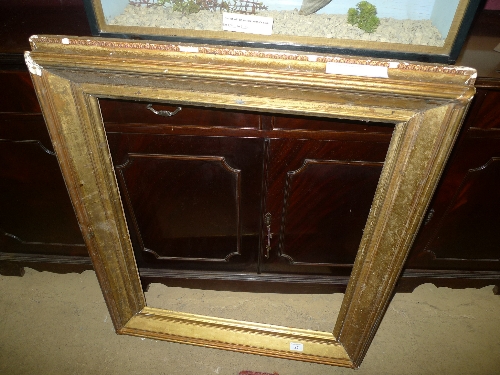 A late C19th giltwood frame