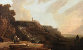 Follower of Richard Wilson, Tivoli: The Castelli Grandi and the Villa of Maecenas, Oil on canvas,