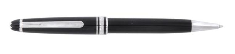 Montblanc, Meisterstuck, Classique, a black resin mechanical pencil, with platinum plated trim and