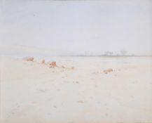 Augustus Osborne Lamplough (1877-1930) Desert Scene Watercolour Signed lower left 45.5 x 57cm (18 x