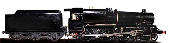 A model engineer built 7 1/4 inch gauge model of London, Midland and Scottish Railway Class 5 4-6-0