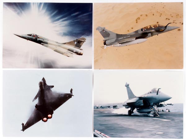 [Photographs]. AVIATION. Dassault Mirage / Rafale. A miscellaneous collection of monochrome and