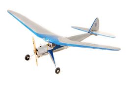 Quick Silver`. A free-flight model, built circa 1948, the fine fabric covered balsa-wood airframe