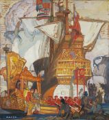 DDS. Elija Albert Cox (1876-1955), Design for an Empire exhibition poster, Oil and gouache on