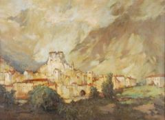 Harold J. Yates (20th century), A landscape in Corsica, Oil on canvas, Signed lower right, 56 x 76