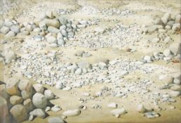 DDS. Robert Banks (b.1911), In the Marecchia River Bed, Watercolour, Signed and dated 1964 lower