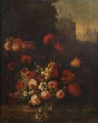 Neapolitan School (17th century) Still life of flowers, Oil on canvas, 100 x 81 cm (39 1/4 x 32 in)
