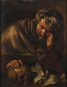 Follower of Salvator Rosa, A Philosopher, Oil on canvas, 85 x 67 cm (33 1/2 x 26 1/4 in)