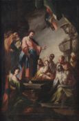 Circle of Frans Anton Maubertsch, The Raising of Lazarus, Oil on canvas, 75 x 50.5 cm (29 1/2 x 19