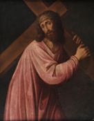 North Italian School (17th century) Christ bearing the cross, Oil on canvas, 102 x 79 cm (40 x 31