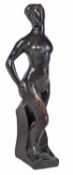 After Auguste Rodin (1840-1917), Psyche, a bronze figure of a nude standing, a later cast, mid