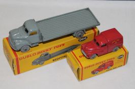 A Dublo Dinky No.068, Royal Mail Van, red, treaded wheels, near mint (slight paint bloom), boxed,