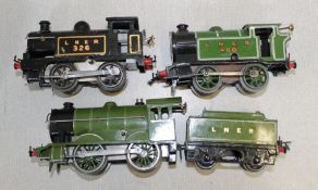 O gauge - A Hornby No.1 Special, L.N.E.R. 0-4-0 tender locomotive, 1368, clockwork motor, lined