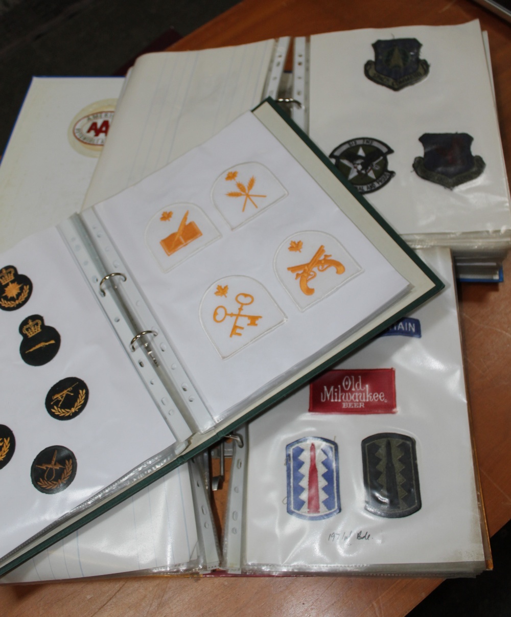 A Collection of Military Cloth Insignia, Second World War and Later, British, U.S. and Other, (