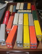 Twenty-four assorted Dinky model buses, circa 1950s-70s, including one converted from a Trojan