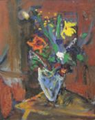 Marian Bohusz Szyszko (Polish, 1901-1995) Still life of flowers Oil on canvas Monogrammed lower left