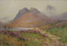 John Abernethy Lynas-Gray (1869-1940) Langdale Pikes Watercolour Signed and dated 1911 lower right