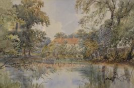 Attributed to Harry Sutton Palmer (1854-19330) Wargrave, Ascot Berkshire A pair of watercolours Each