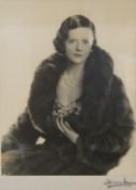 Madame Yevonde (1893-1975) Two Studio Portraits, ca.1935 Two vintage gelatin silver prints, one