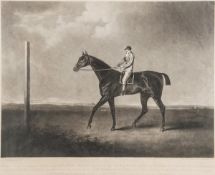 William Ward (1762-1826) Pavilion rode by Chifney; Sir David 2 mezzotints after H.B. Chalon [