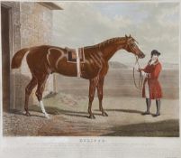 After George Stubbs Eclipse Hand-coloured etching with aquatint By Charles Hunt [cf. Siltzer p.272]