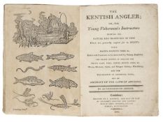 Kentish (The) Angler only edition, lacks frontispiece, modern facsimile substituted, title and 2